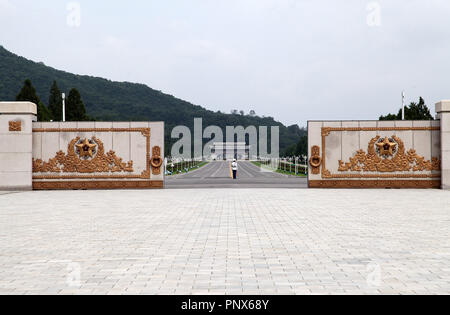 Sonnenpalastes in Pjöngjang Stockfoto