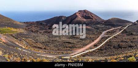 Vulkan Teneguia La Palma, Kanarische Inseln Stockfoto