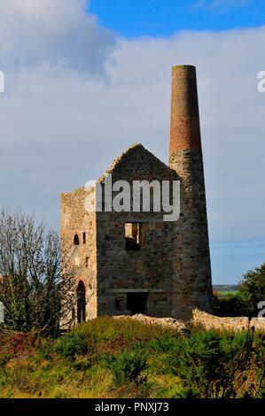 Wheal Peevor Mine Redruth Cornwall Stockfoto