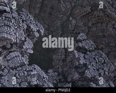 Alien Coral abstrakt Fractal Design Stockfoto
