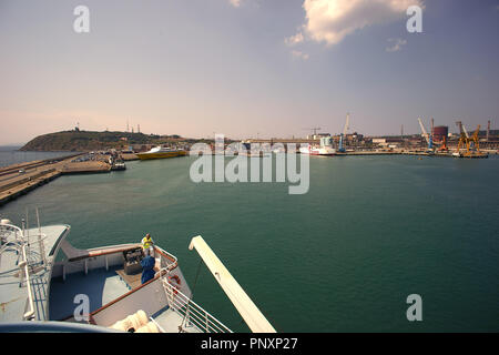 Hafen von Piombino, Toskana, Italien Stockfoto