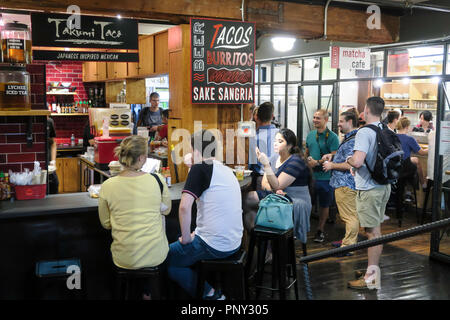 Chelsea Market ist ein Essen Halle und Einkaufszentrum in Chelsea, NEW YORK CITY, USA Stockfoto