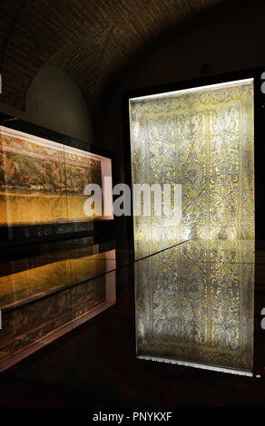 Das Jüdische Museum in der grossen Synagoge von Rom. Stockfoto