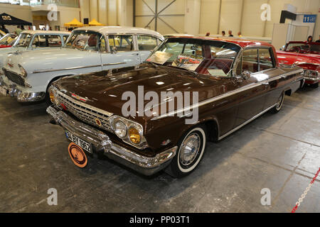 ISTANBUL, Türkei - 01. JULI 2018: Chevrolet Anzeige an Istanbul klassisches Automobil Festival Stockfoto