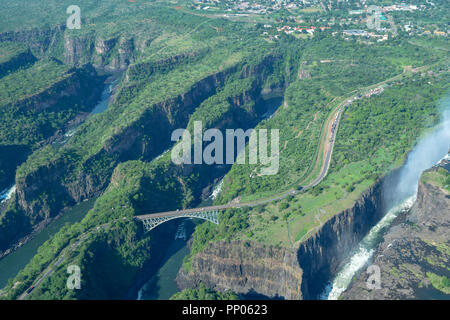 Victoria Fllas, Simbabwe Stockfoto