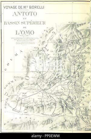 Bild von Seite 340 "éthiopie méridionale. Journal de Mon voyage aux pays Amharen, Oromo et Sidama, Juin 1885 à novembre 1888. [Mit Platten, darunter ein Porträt, und mit Maps.]'. Stockfoto