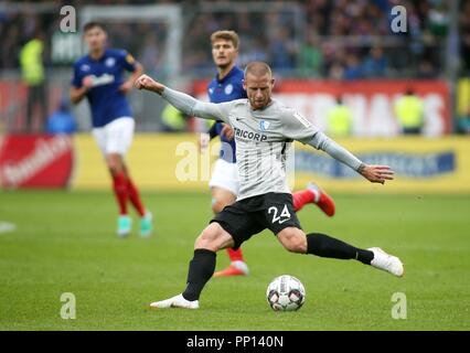 Kiel, Deutschland. 22 Sep, 2018. firo: 22.09.2018 Fußball, Saison 2018/2019 2.Bundesliga: Holstein Kiel - VfL Bochum Timo Perthel (Bochum) | Verwendung der weltweiten Kredit: dpa/Alamy leben Nachrichten Stockfoto