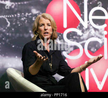 Film-maker Rory Kennedy besucht die NASA außerordentliche Leistungen und blickt in die Zukunft, auf den Kosmos der Bühne, zu neuen Wissenschaftler leben Stockfoto