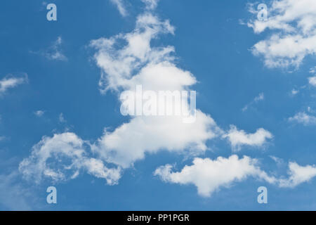 "Behüte dein Herz mehr als alles andere, für die es im Laufe ihres Lebens bestimmt" - Prov. 4:23 (NLT). Eine vage heart-shaped Cloud im blauen Himmel über St. Loui Stockfoto