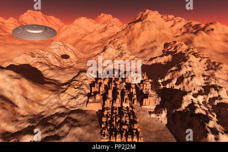 Alte Mars Stockfoto