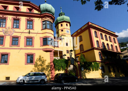 Innsbruck: Schloss Büchsenhausen, Region Innsbruck, Tirol, Tirol, Österreich Stockfoto