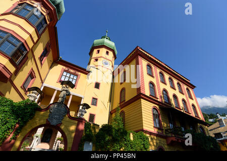 Innsbruck: Schloss Büchsenhausen, Region Innsbruck, Tirol, Tirol, Österreich Stockfoto