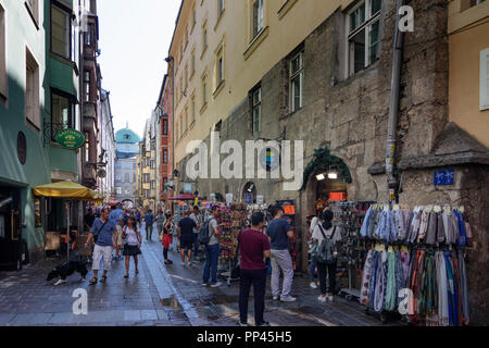 Innsbruck: Strasse: Hofgasse, Region Innsbruck, Tirol, Tirol, Österreich Stockfoto