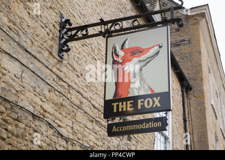 Fox Hotel; Chipping Norton; Cotswolds; England; UK Stockfoto