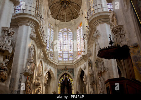 Kirche, catherdal von Innen, Ansicht schließen Stockfoto