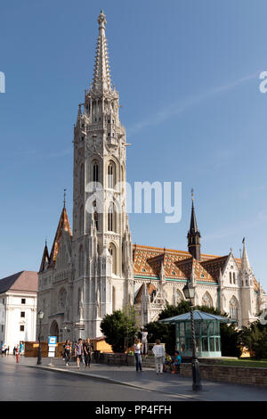 Matthiaskirche in Buda Castle's District, Budapest Stockfoto