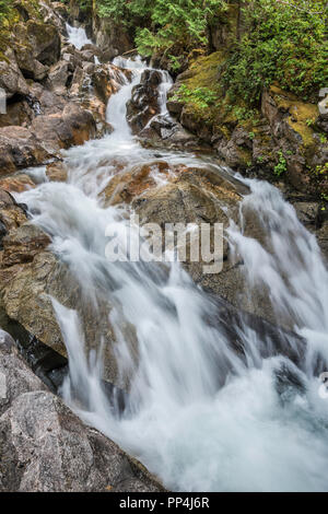 Täuschung fällt, Mount Baker Snoqualmie National Forest, zentrale Kaskaden, in der Nähe der Skykomish, Washington State, USA Stockfoto