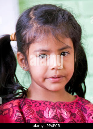 Mädchen in Antigua, Guatemala. Stockfoto