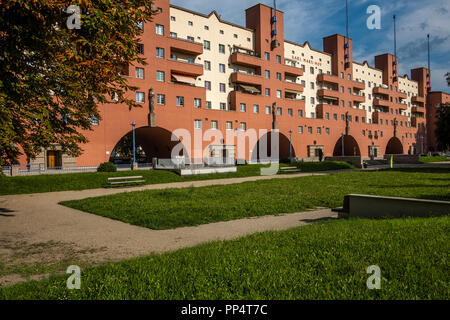 Der Karl-Marx-Hof ist einer der bekanntesten Gemeindebauten in Wien, Autria Stockfoto