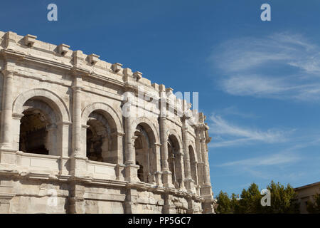 Arènes de Nîmes, Nîmes, Frankreich. Stockfoto