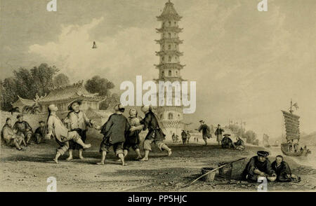 'China, in einer Reihe von Views: Darstellung der Landschaft, der Architektur und der sozialen Gewohnheiten des alten Reiches" (1843) Stockfoto