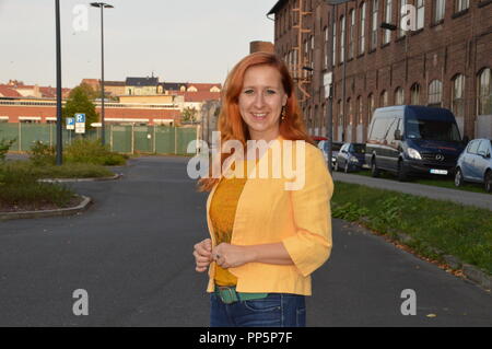 Franziska schubert MdL sterben Gruene Foto Matthias wehnert Stockfoto