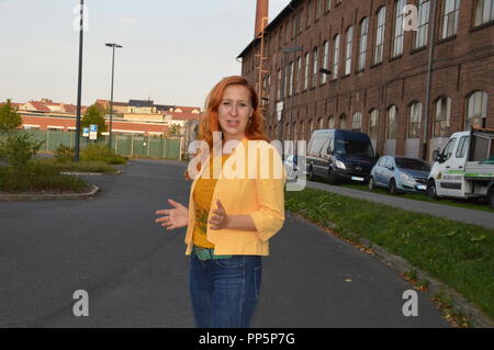 Franziska schubert MdL sterben Gruene Foto Matthias wehnert Stockfoto