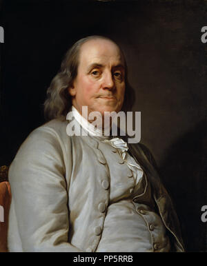 Portrait von Benjamin Franklin Stockfoto