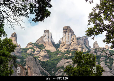 Montserrat Barcelona Stockfoto