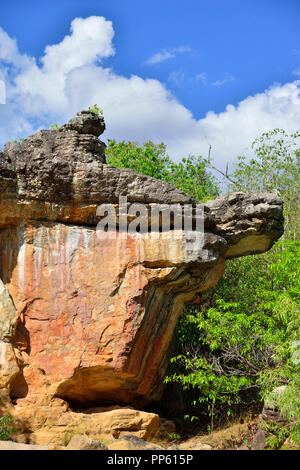 Blick auf Arnhem Land von der East Alligator River, Northern Territory, Australien Stockfoto