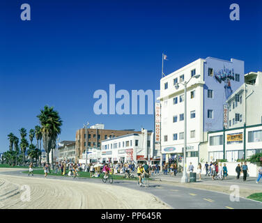 1992 Das historische Venedig STRANDPROMENADE VENEDIG LOS ANGELES Kalifornien USA Stockfoto