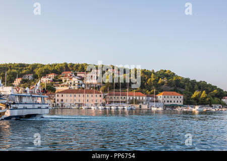 Jelsa, Insel Hvar, Kroatien 2018 Stockfoto