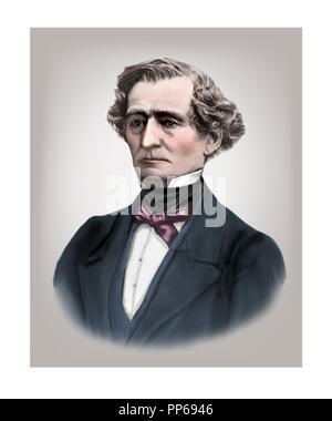 Hector Berlioz 1803 - 1869 Der französische Komponist Stockfoto