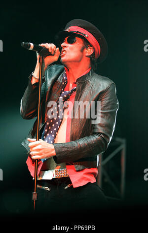 Scott Weiland bei Velvet Revolver führt im Konzert an die fundierte Beratung Amphitheater in West Palm Beach, Florida am 7. Oktober 2007. Stockfoto