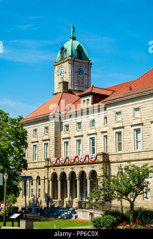 Rockingham County Courthouse, Court Square, Harrisonburg, Virginia Stockfoto