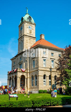 Rockingham County Courthouse, Court Square, Harrisonburg, Virginia Stockfoto