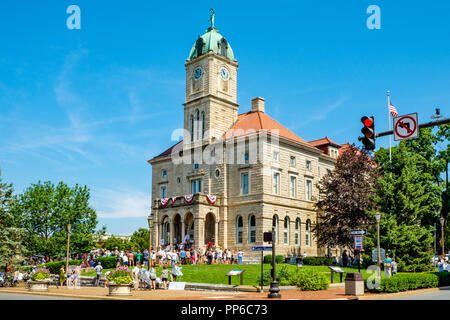 Rockingham County Courthouse, Court Square, Harrisonburg, Virginia Stockfoto