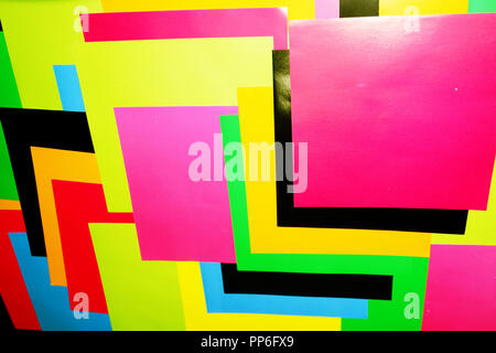 Multicolor Hintergrund aus der Pappe in verschiedenen Farben Stockfoto