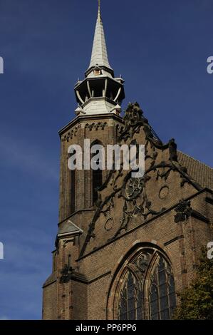 Utrecht. Kathedrale der Heiligen Katharina. 15. und 16. Jahrhundert. Detail. Stockfoto