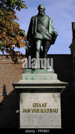 Johann VI. von Nassau-Dillenburg (1536-1606). Graf von Nassau in Dillenburg. Hauptverfasser der Utrechter Union. Memorial. Utrecht. Niederlande. Stockfoto