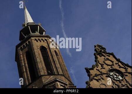 Utrecht. Kathedrale der Heiligen Katharina. 15. und 16. Jahrhundert. Detail. Stockfoto