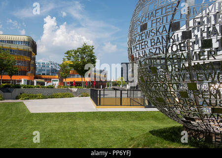 Wirtschaftsuniversität Wien: Die Gebäude des Campus werden von Architekturbüros aus Spanien, das Vereinigte Königreich, Deutschland, Stockfoto