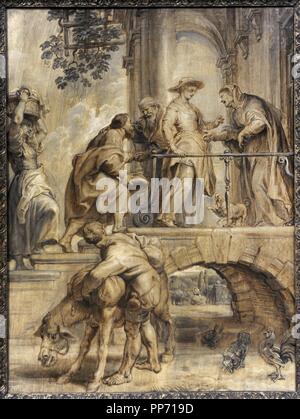 Rubens (1577-1640). Flämischer Maler. Heimsuchung Mariä, 1632-1634. National Gallery. Prag. Tschechische Republik. Stockfoto