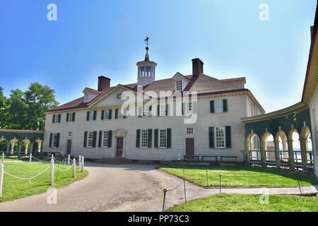 George und Martha Washington's Mount Vernon Plantage und Immobilien in Virginia, USA Stockfoto