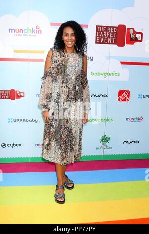 Culver City, CA. 22 Sep, 2018. Marsha Thomason in der Ankunftshalle für Schritt 2 präsentiert die 7. jährliche Berühmtheit Red Carpet Event durch neue Blüte Medien profitieren, Baby 2 Baby, der Beauftragte bei Sony Pictures Studio, Culver City, CA 22. September 2018. Credit: Priscilla Grant/Everett Collection/Alamy leben Nachrichten Stockfoto