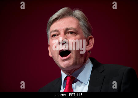 Liverpool, Großbritannien. 24. September 2018. Richard Leonard, der Vorsitzende der schottischen Labour-Partei, spricht von der Labour Party, Konferenz in Liverpool. © Russell Hart/Alamy Leben Nachrichten. Stockfoto