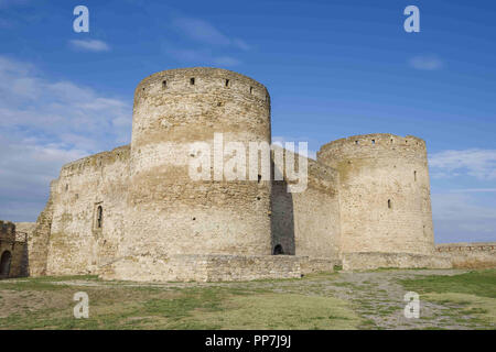 September 9, 2018 - Ob Belgorod-Dnestrovskiy, Odessa, Ukraine, Europa - unangreifbar Verteidigungsmauern und towerh der Festung Akkerman Credit: Andrey Nekrasov/ZUMA Draht/Alamy leben Nachrichten Stockfoto