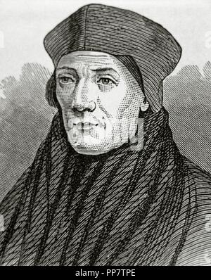 John Fisher (1469-1535). Englischer Bischof. Gravur. Stockfoto