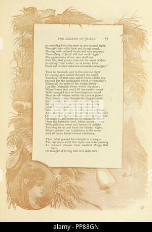 Bild von Seite 25 "Die komplette poetische Werke von George Eliot. Family Edition. Voll mit neuen Holz - Gravuren abgebildet. Mit Rand von J. D. Woodward'. Stockfoto