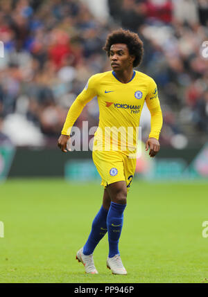 William von Chelsea - West Ham United v Chelsea, Premier League, London Stadium, London (Stratford). - 23. September 2018 Stockfoto